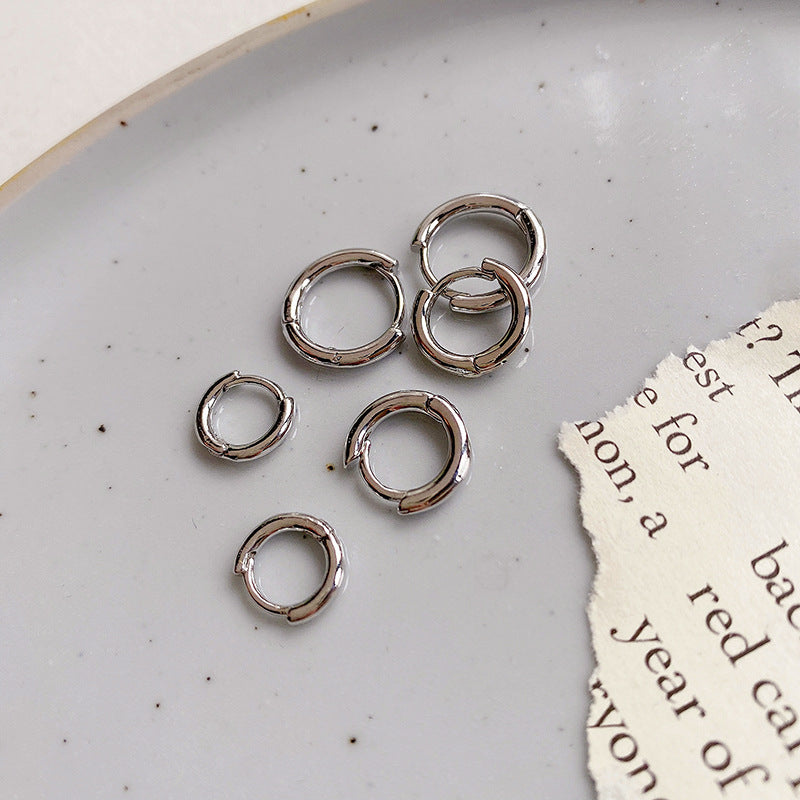 Simple Circle Niche Design Senior Female Fashion Earrings