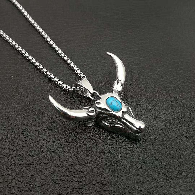 Punk Star Bone Saturn Halo Hipster With Personality Necklace