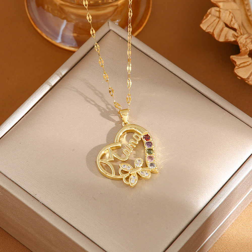 Women's Titanium Steel No Fading High-grade Design Necklaces