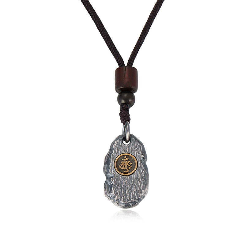 Women's & Men's Zodiac Buddha Thai Sier Retro Distressed Pendants