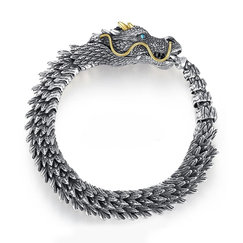 Men's Handmade Retro Faucet Power Style Personalized Trendy Collection Bracelet