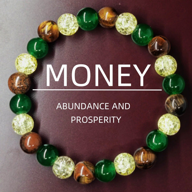 Glamorous Slouchy Attractive Natural Stone Crystal Bracelets