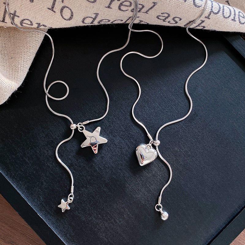 Women's Cold Style Pull-out Sweater Chain Simple Fashion Clavicle Niche High-grade Necklaces