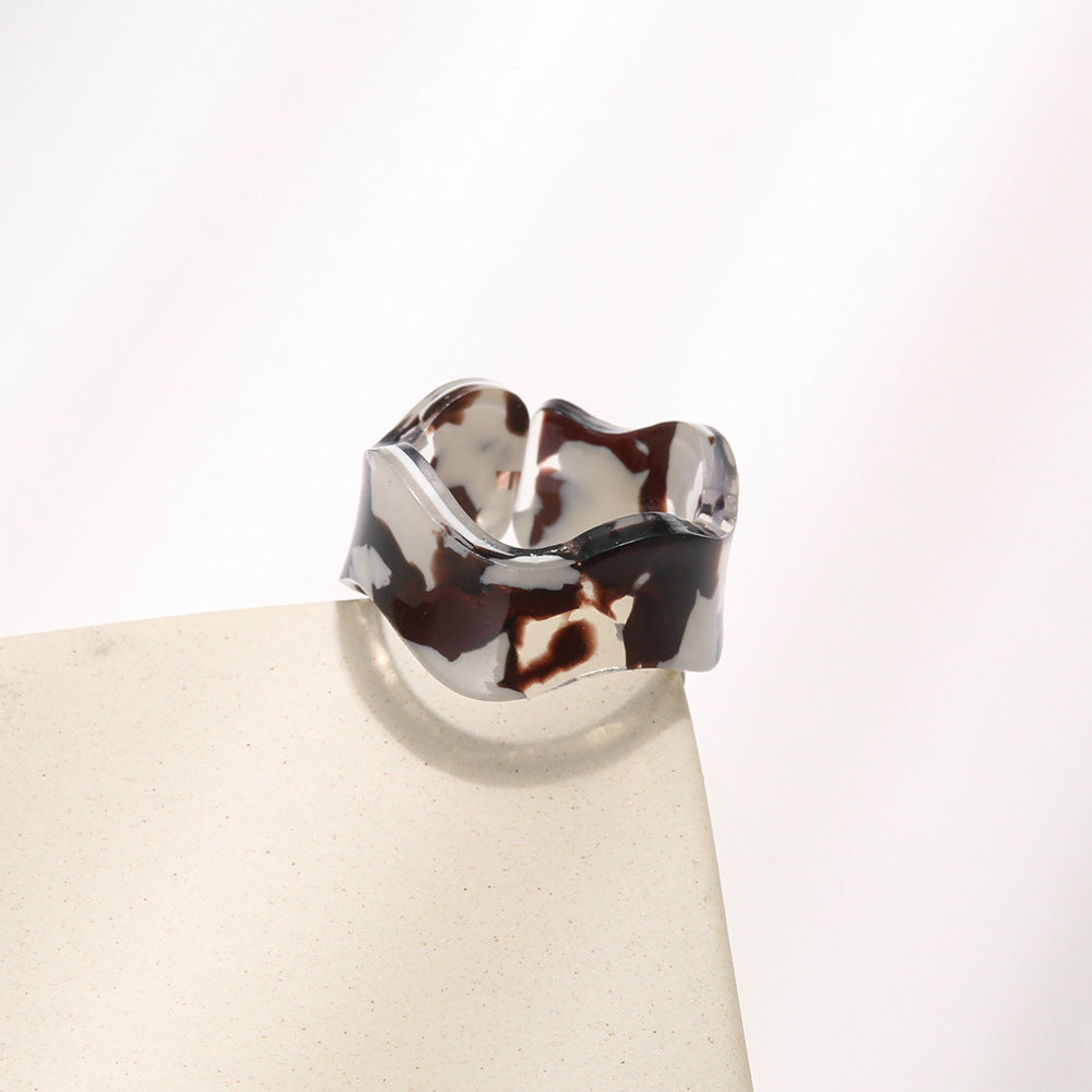 Women's Open Fashion Design Romantic Trendy Couple Rings