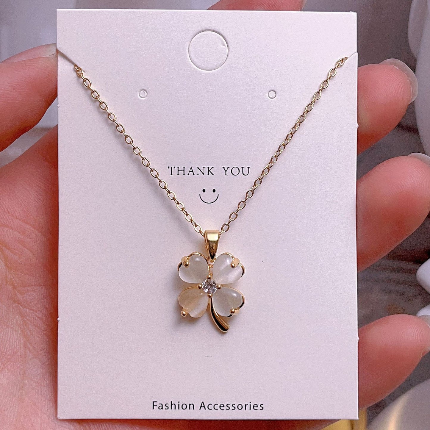 Women's Fashion Simple Love Design Light Luxury Necklace