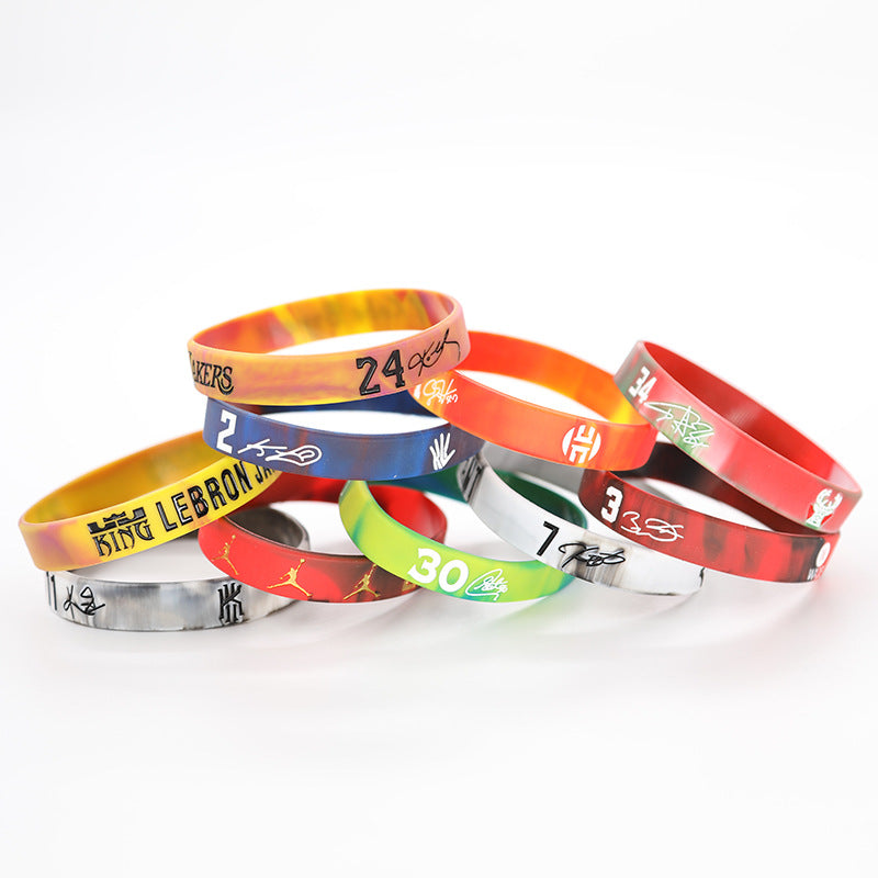 Star Black Mamba James Curry Letter Bracelet