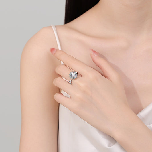 Decompression Rotatable Female Rotating Sunflower Opening Rings
