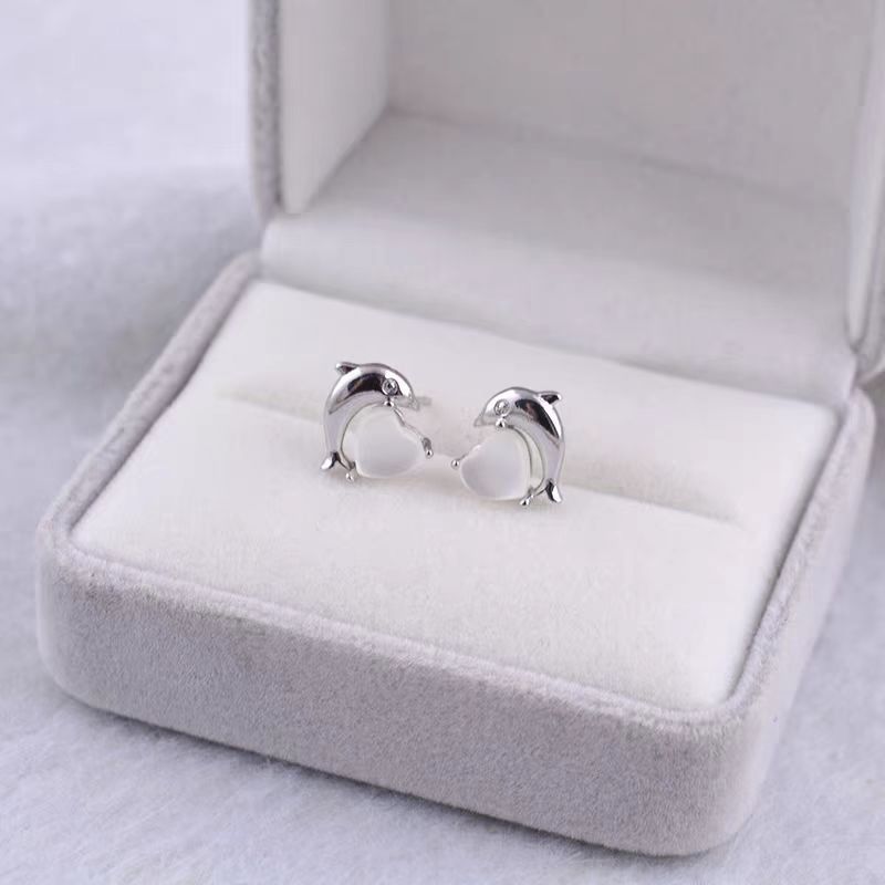 Opal Exquisite Petite Simple Design High Earrings