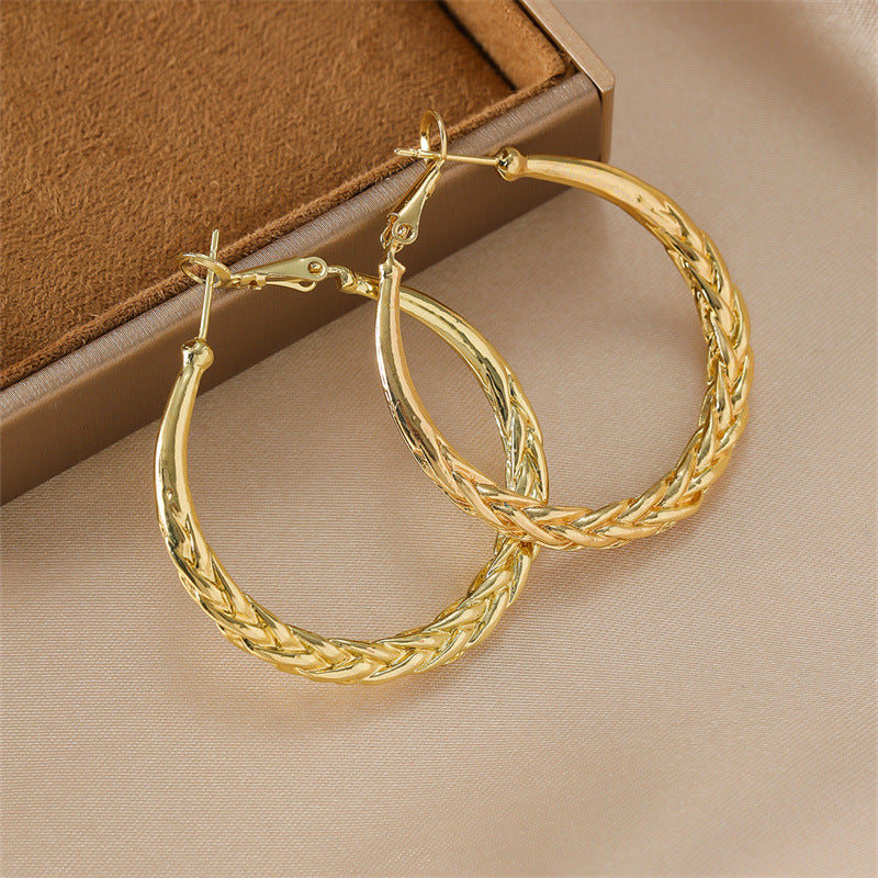 Female Multilayer Temperamental Tide Simple Personality Geometric Round Bracelets