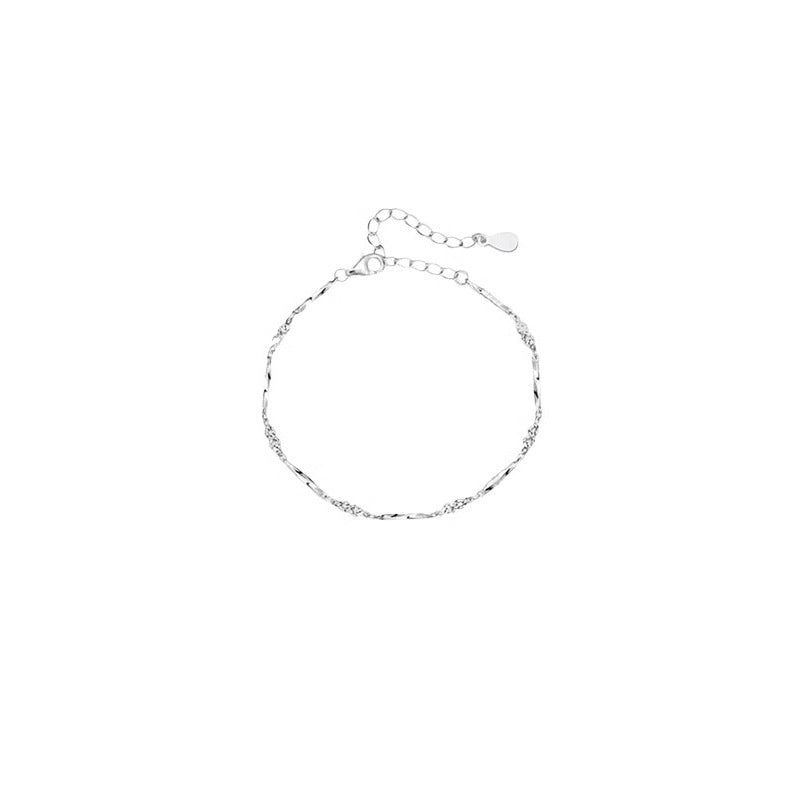 Women's Sier Mobius Fashion Mori Style Wrist Bracelet