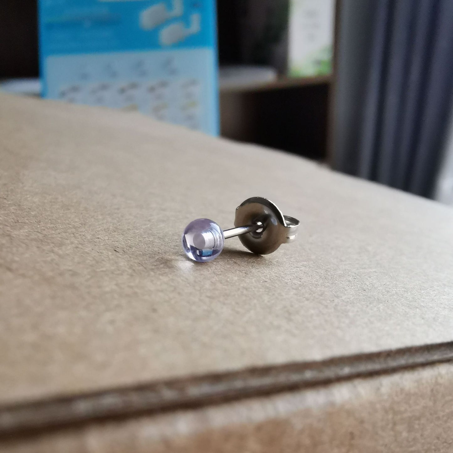 One's Ears Pierced Tool Boxed Ear Stud Earrings
