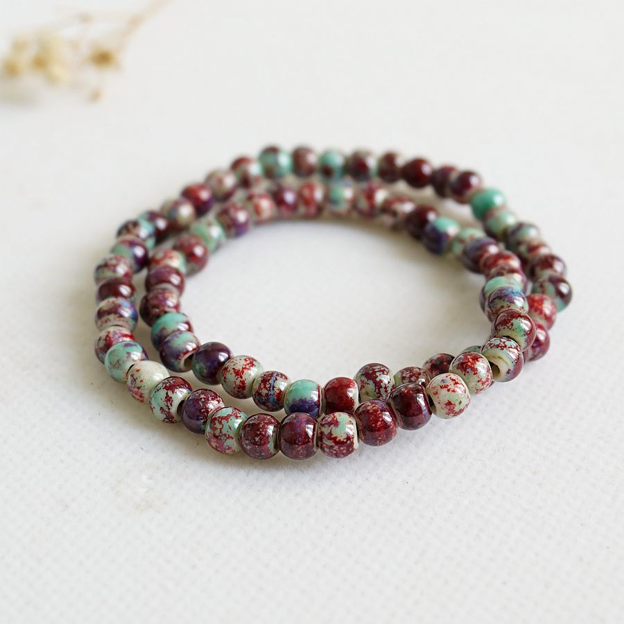 Idyllic Sweet Gradient Color Beaded Hand Bracelets