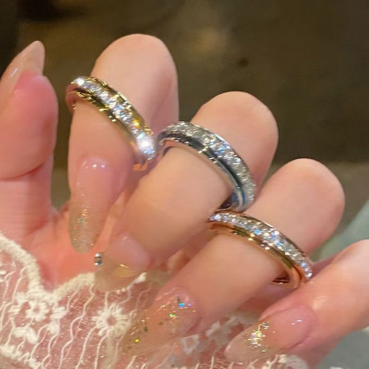 Starry Female Light Luxury High Sense Couple Simple Titanium Steel Bracelets
