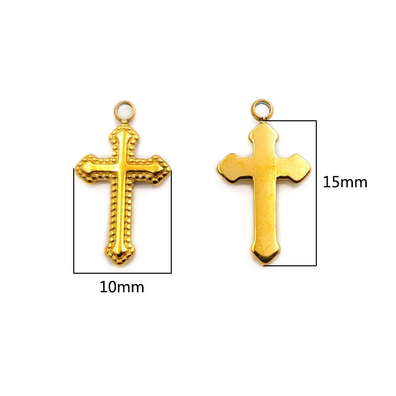 Stainless Steel Titanium Vacuum Hanging Gold-plated Color Retaining Pendants