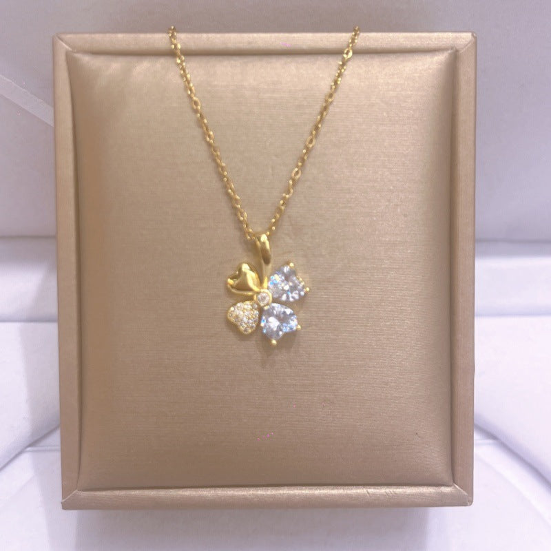 Women's Titanium Steel For Light Luxury Minority Design Necklace
