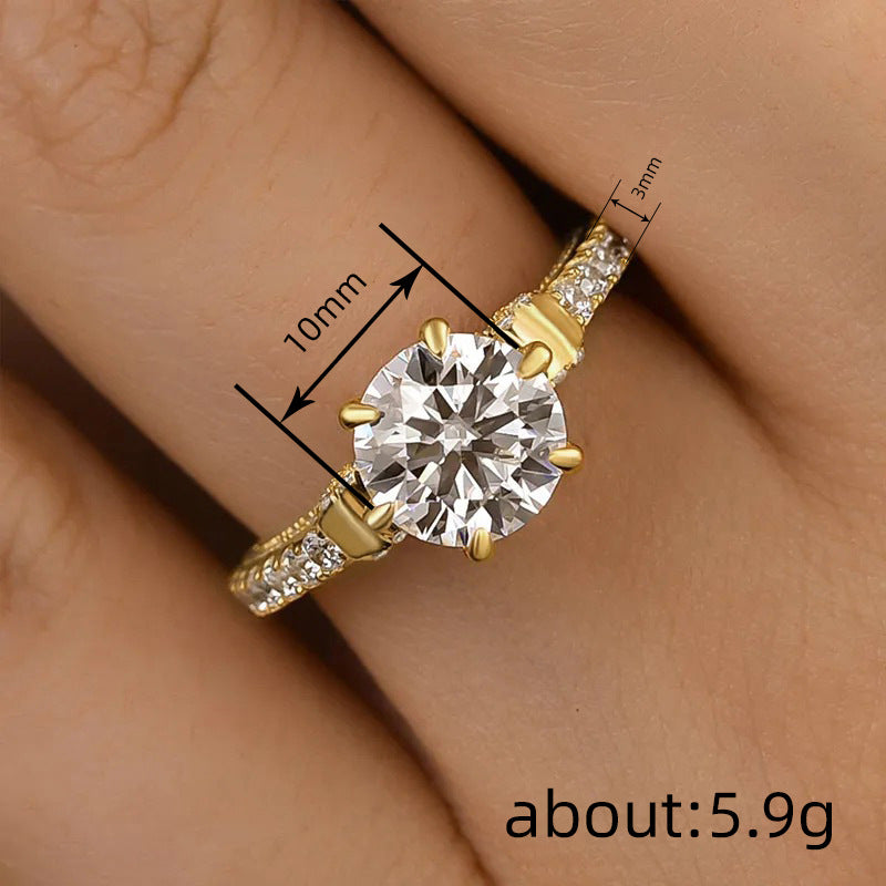 Shi Old Style Inlaid Female Bow Side Design Ring
