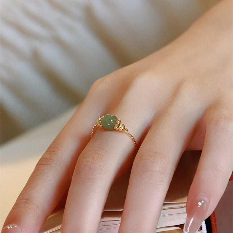 Women's Sense Special Interest Light Luxury Chinese Style Retro Ring