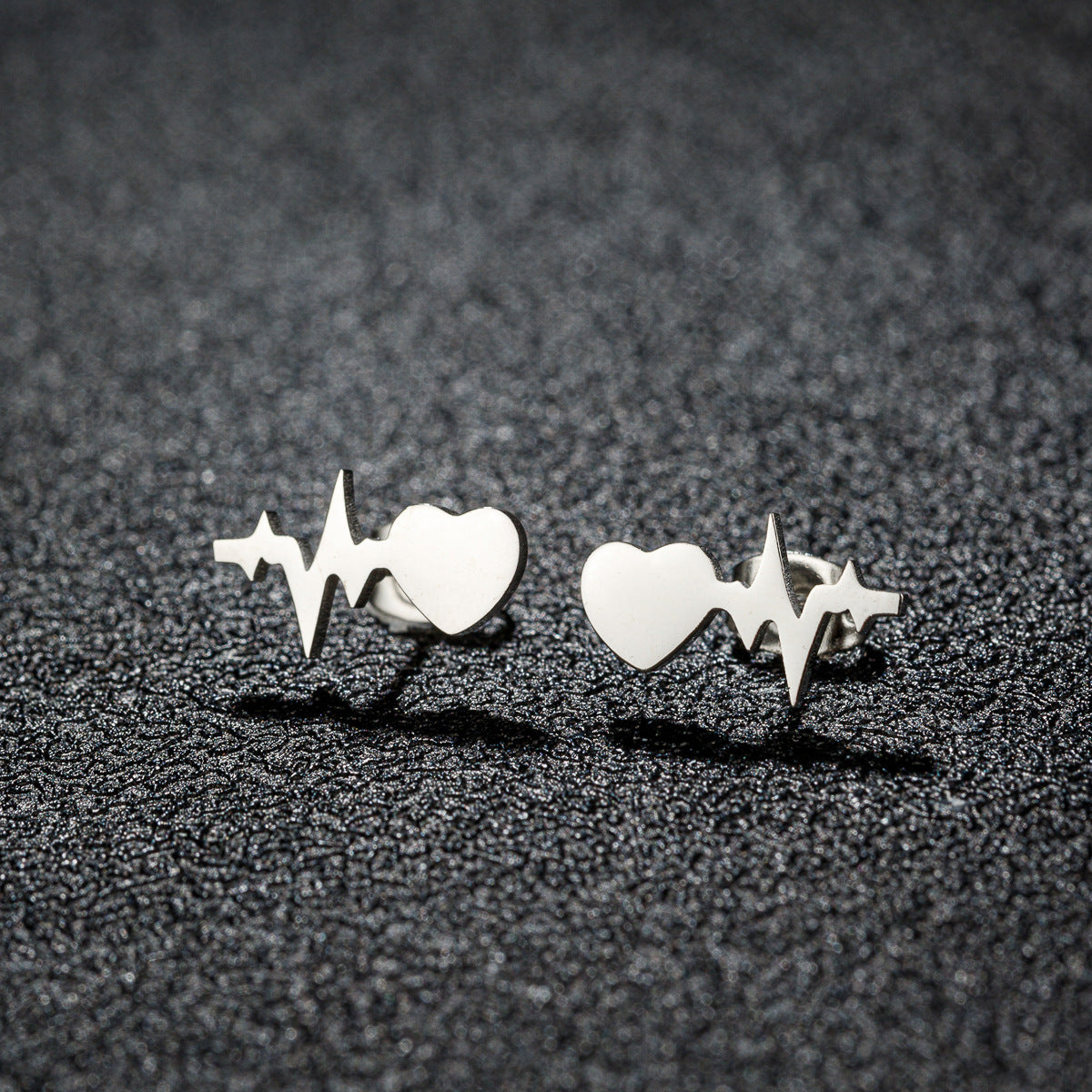 Women's Fashion Stainless Steel Personality Simple Style Bowknot Stud Earrings