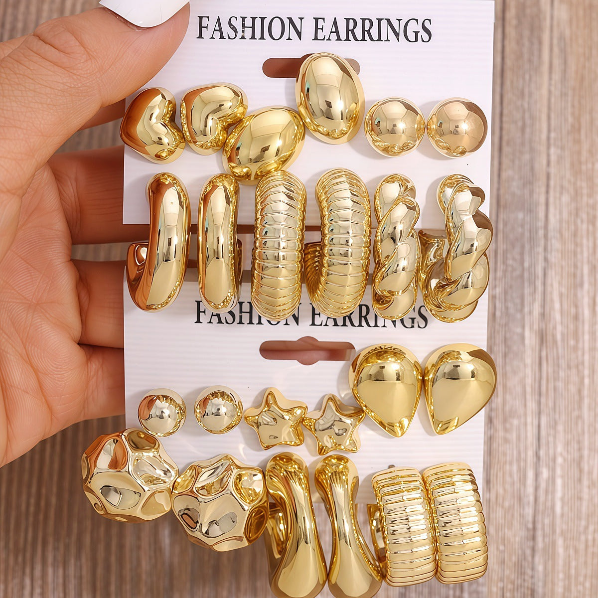 Women's Fashion Resin Vintage Simple Advanced Creative Personality Earrings