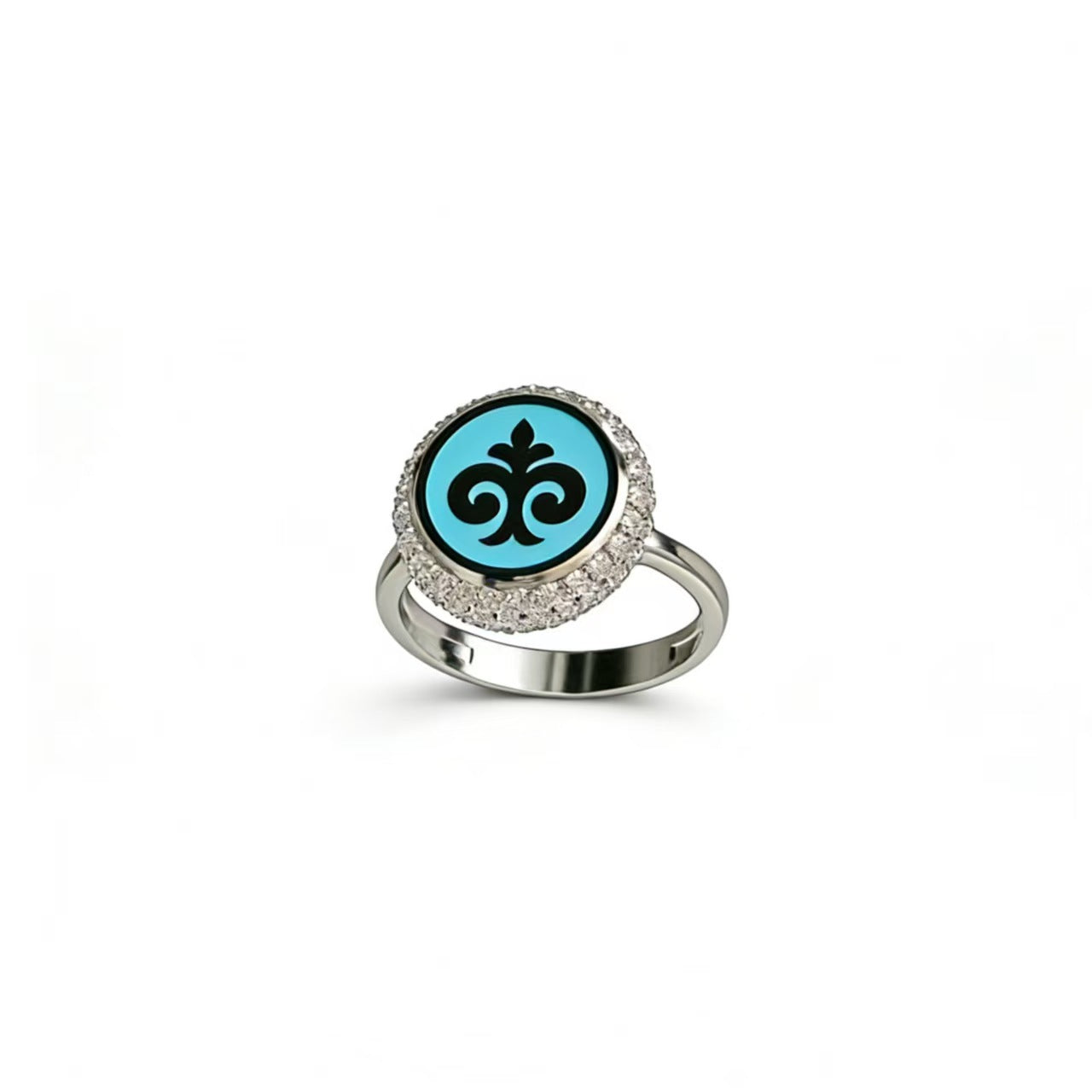 Kazakh Element Open Ethnic Style Simple Niche Index Ring