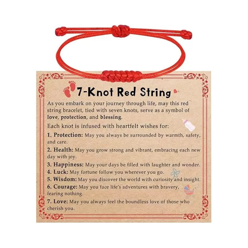 Lucky Red Rope Handmade Cross Woven Bracelets