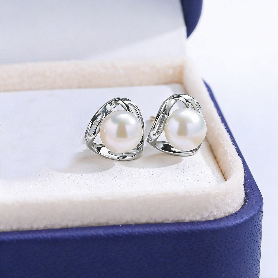 Pearl Ear Love High Sense Simple Temperament Stud Earrings