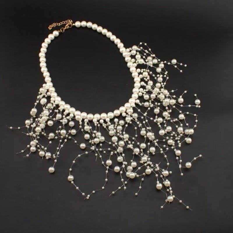 Women's Design Pearl For French Minority High-grade Trendy Necklace