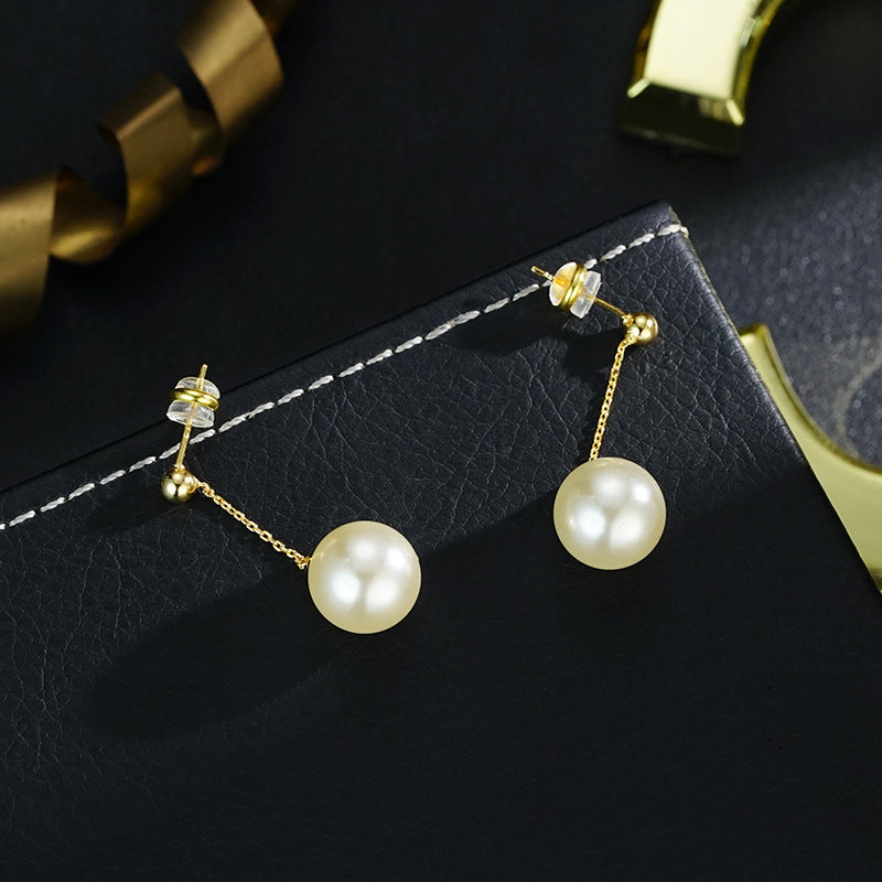 Network Classic Long Bead Tassel Simple Graceful Earrings