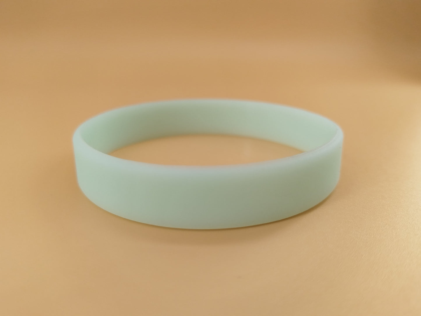 Silicone Solid Color Thermography Personality Lettering Laser Rubber Bracelets