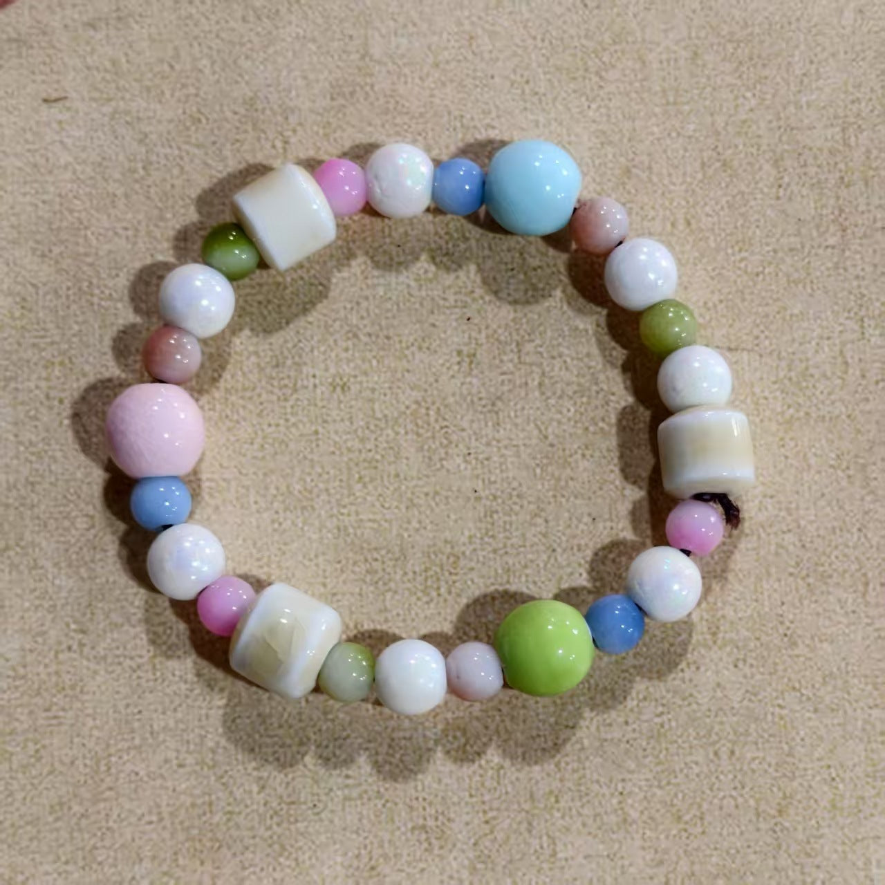 Alloy Ceramic Ethnic Style Single Handmade Filament Bracelet
