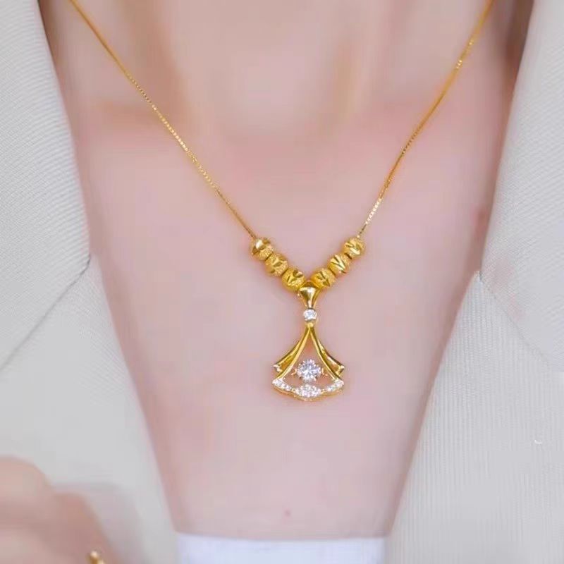 Women's Skirt Smart Zircon Beads For Affordable Luxury Fashion Necklace