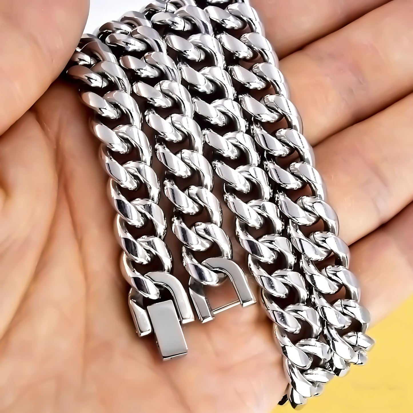 Women's & Men's Hip Hop Retro Style Fashion Cool Chain Couple Street Cuban Necklace