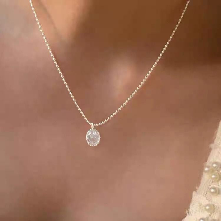 Women's Heart Light Luxury Minority Clavicle Chain Cold Necklace