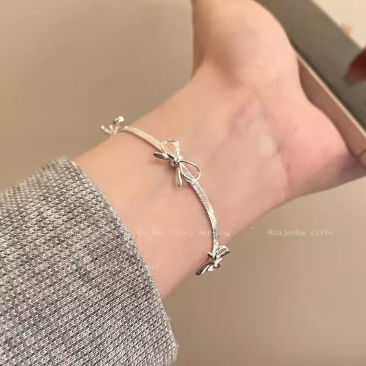 Metal Bow Summer Cold Wind Design Bracelets