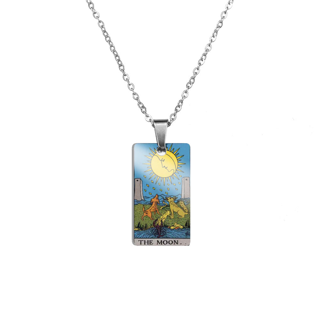 Loop Ornament Waite Big Jewelry Tarot Color Printing Pendants