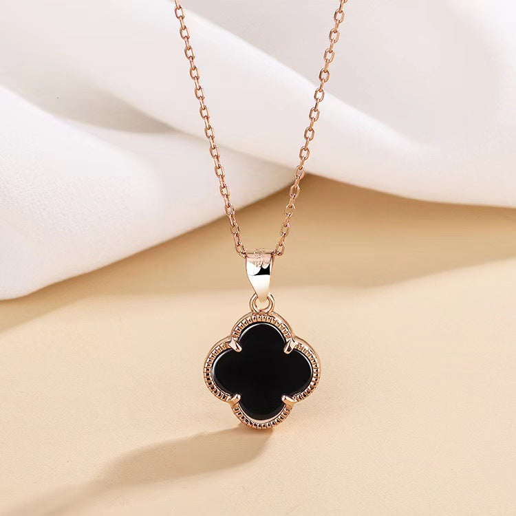 Women's Korean Style Four-leaf Clover Elegant Clavicle Necklaces