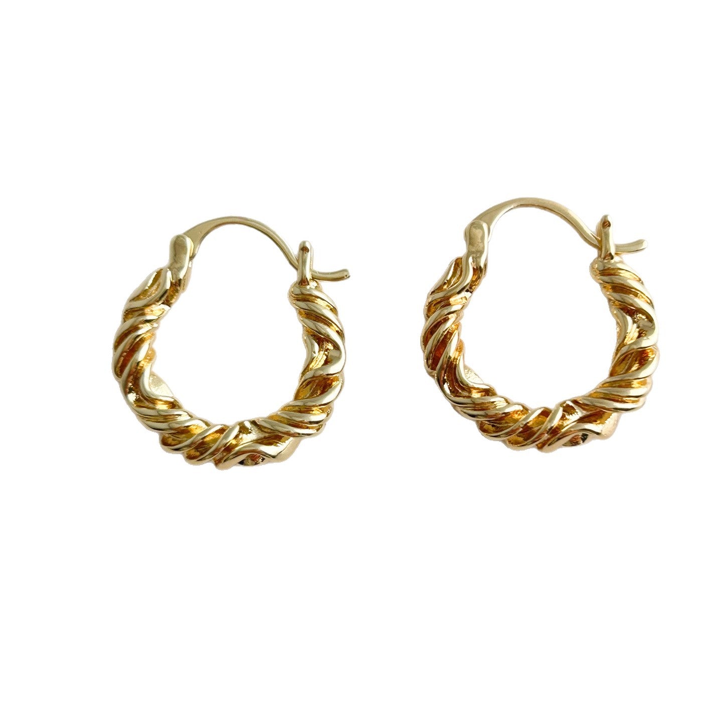 Women's Korean Style Personalized Twisted Line Woven Clip Fashion Ear Buckle