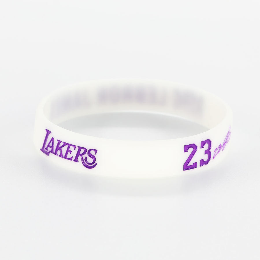 Star Concave Thickened Silicone Kobe James Basketball Bracelet