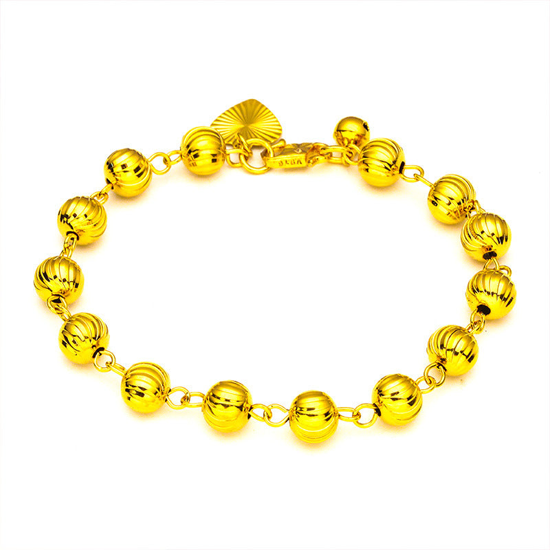 Elegant Vietnam Placer Gold Watermelon Jewellery Bracelet