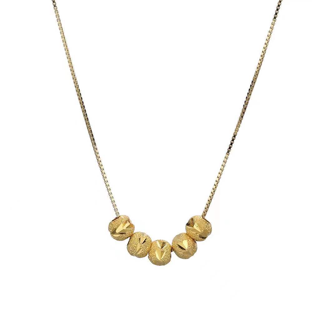 Women's Affordable Luxury Style Lucky Beads Clavicle Chain Does Not Necklace