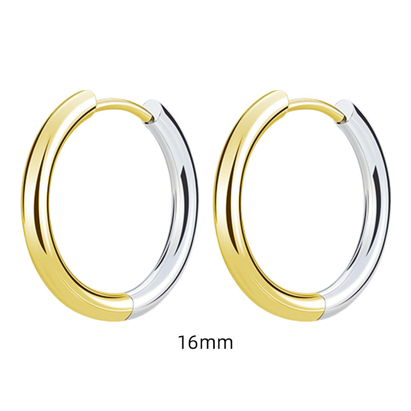 Luxury Minority High-grade Electroplating Temperament Gradient Earrings