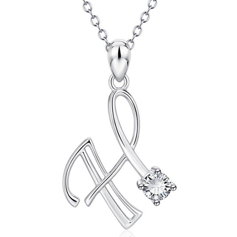 Style English Letters Fashion Jeweled Popular Pendants