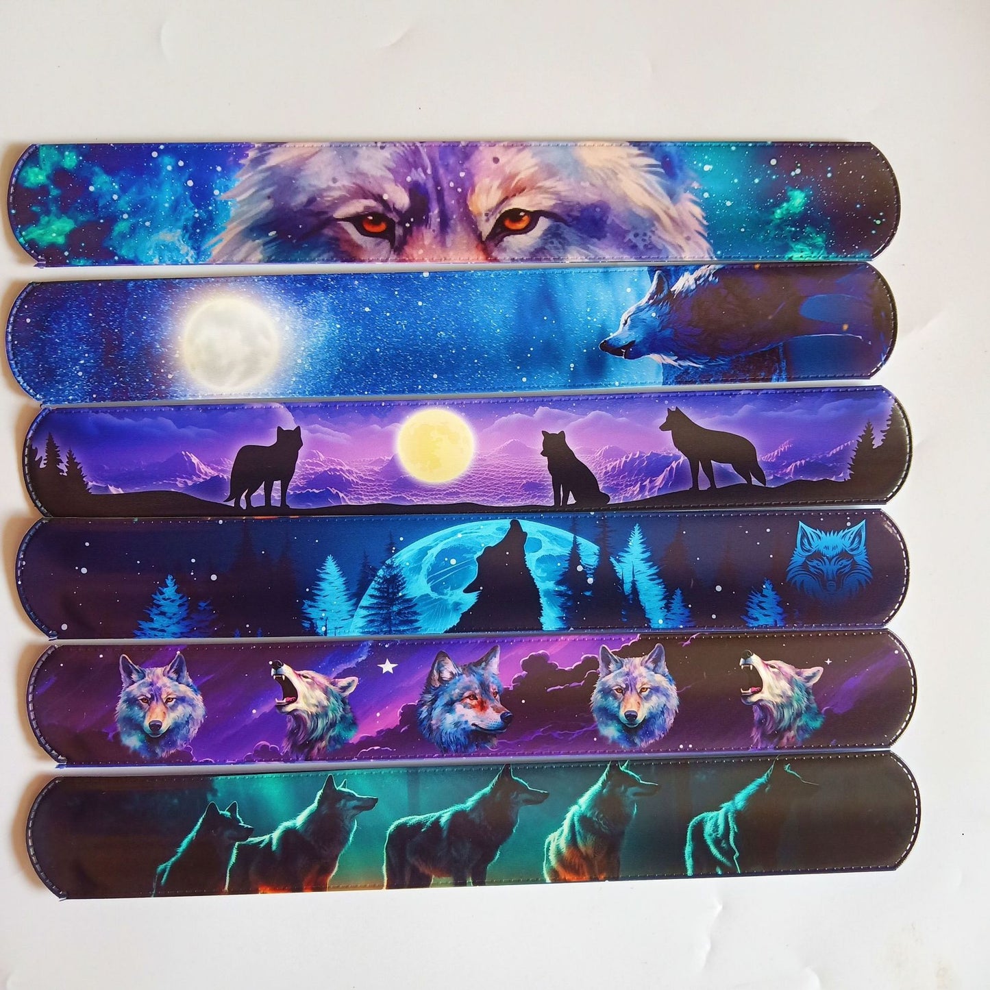 Wolf Pop Figure Night Wrist Strap Rings