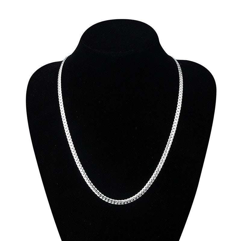 Men's Chunky Sier Curb Chain Local Tyrant Necklaces