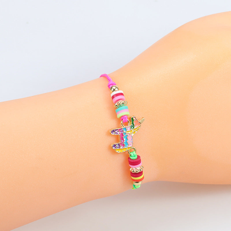 Children's Dinosaur Unicorn Pineapple Rainbow Cartoon Animal Bracelets