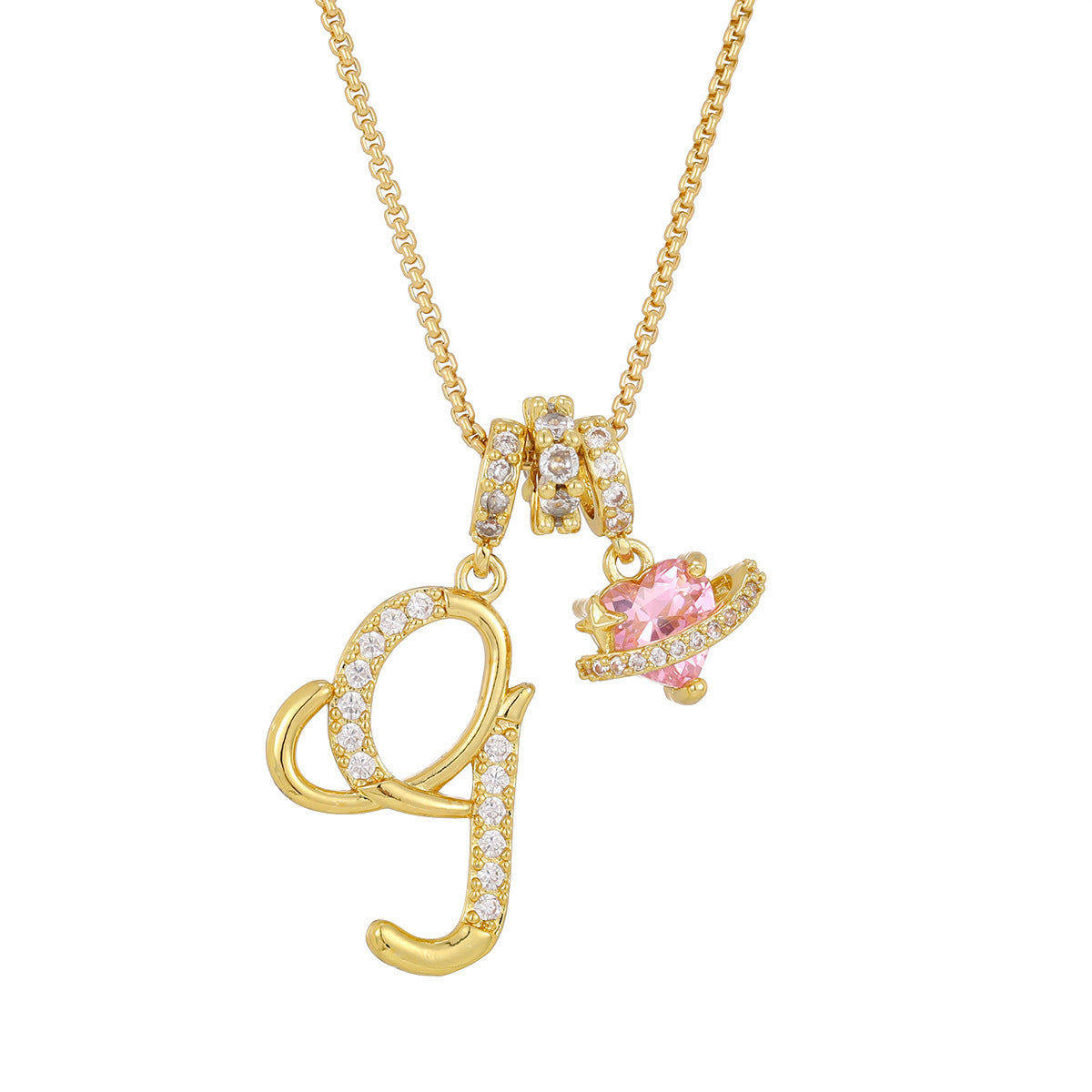 Dopamine English Letter Light Luxury Minority Necklaces