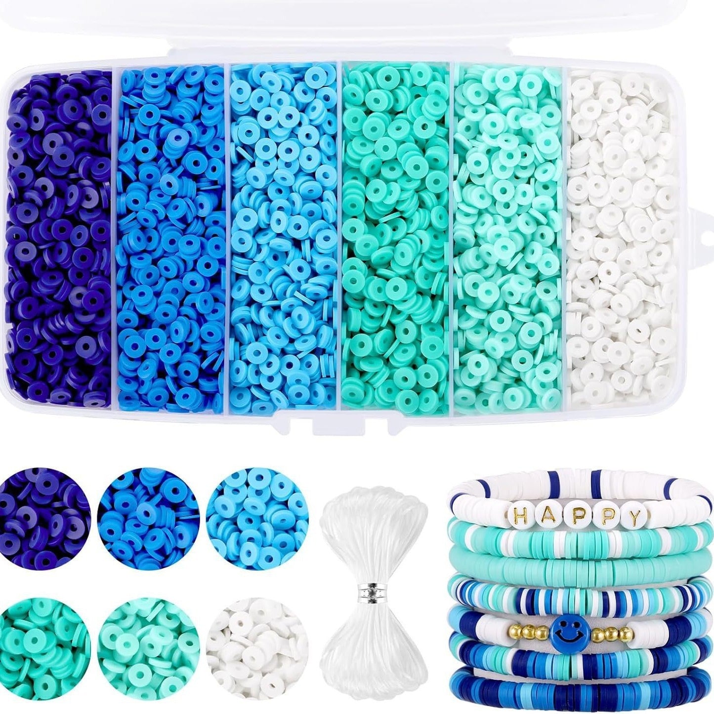 Grid Handmade Beaded Material Sets Of Necklaces