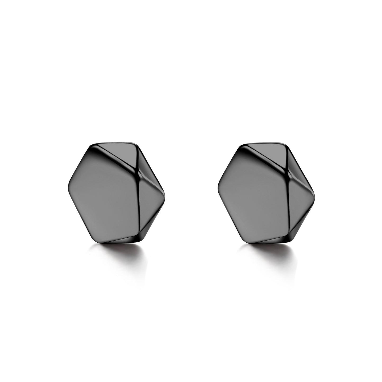 Men's Personality Black Agate High-grade Temperament Not Easy Earrings