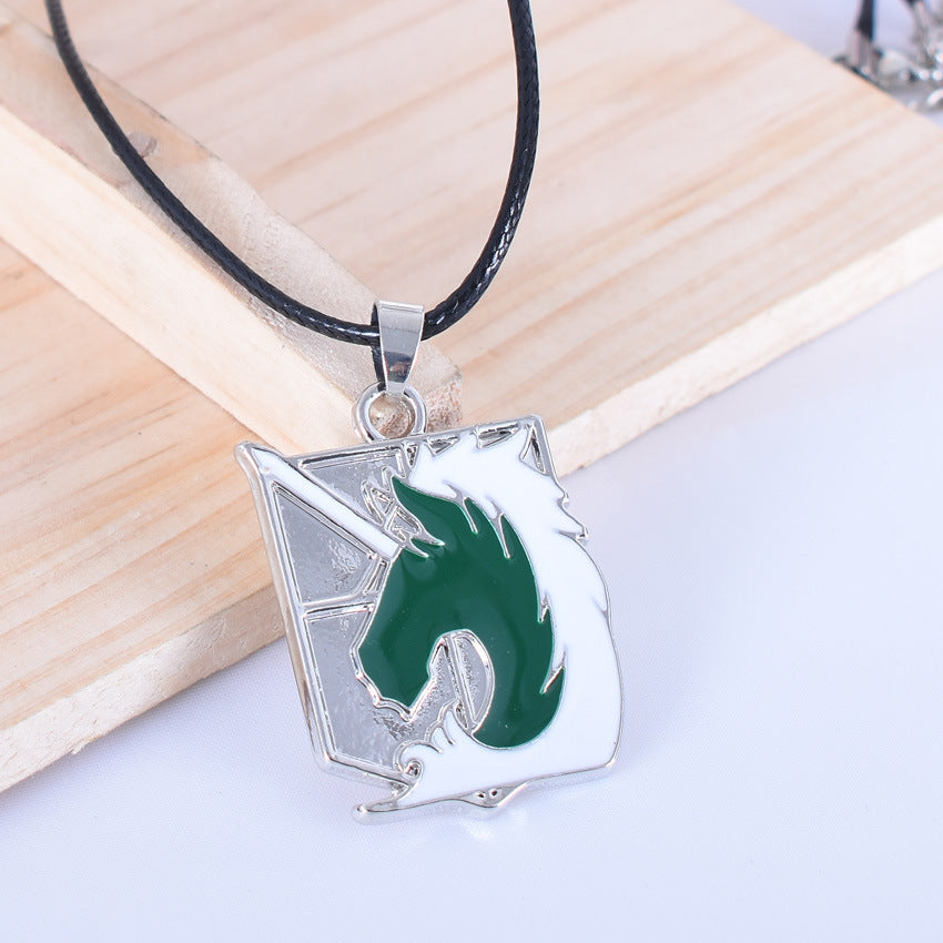 The Change Of Hot Blood Derivative Wings Sword Law One-horned Necklace