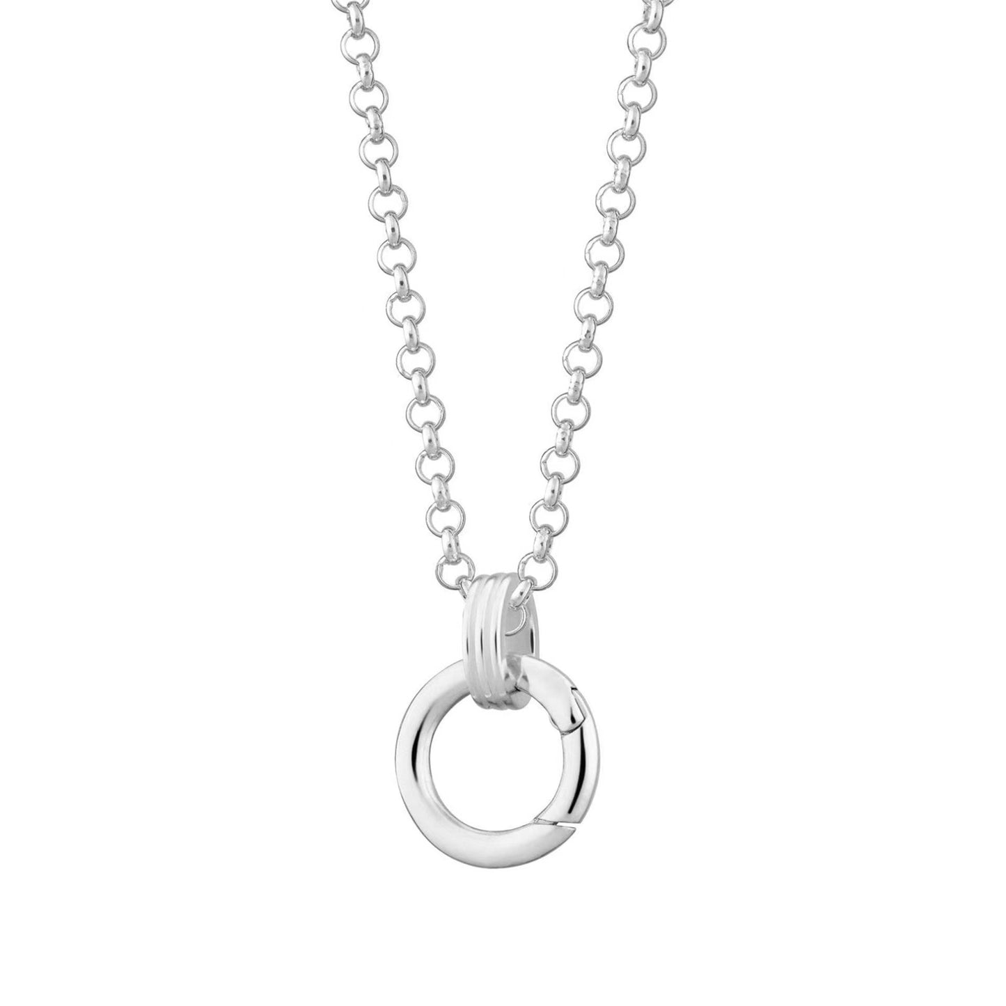 Stainless Steel Jeweled Furnace Vacuum Electroplating Necklaces